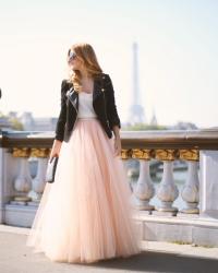 PONT ALEXANDRE III PARIS & TUL SKIRT