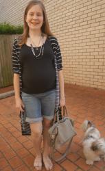Summer Shorts and Stripes: Jeanswest Maternity Denim, Prima Jeans and a Balenciaga Reveal