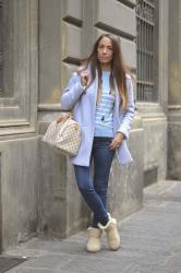 Baby blue anche in inverno 