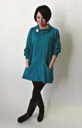 A No-Sew Cozy Tunic Dress