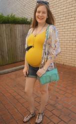 Summer Kimonos and Denim: Jeanswest Georgie Maternity Boyfriend Shorts