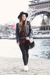 Tartan & Huarache – Elodie in Paris