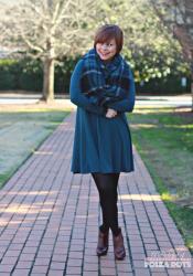 Plaid Scarf, Burgundy Booties & Fabulous Friday