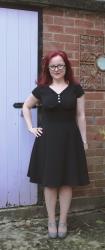 40s Style Black Dress