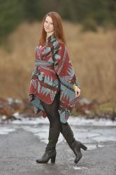 Poncho girl