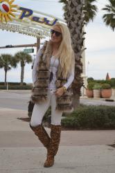 Faux-Fur Vest: Edgy & Casual