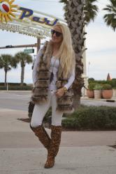 Faux-Fur Vest: Edgy & Casual