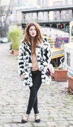 Fake Fur & Patchwork – Elodie in Paris