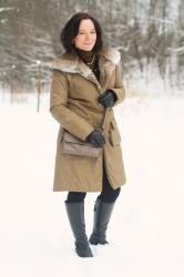 Let it snow! Staying warm in a downcoat
