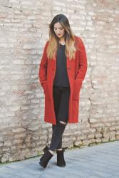 Red coat