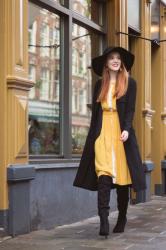 Outfit | Yellow & Black @ FashionWeek Amsterdam