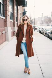 Rust Colored Coat (See Jane Wear)