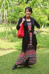 Fashion Over 40|Maxi Dress Winterized + Features From My Refined Style