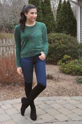 {outfit} Green with Cashmere