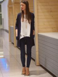 SIY: navy blue cardigan