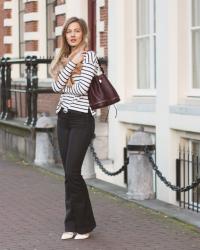 FLARED AND STRIPES
