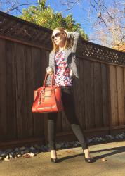 Patterned Moto & Fun Fashion Friday Link Up!