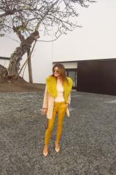 pink and yellow