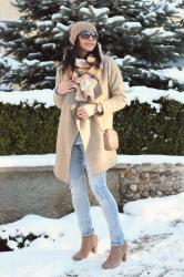 Beige coat