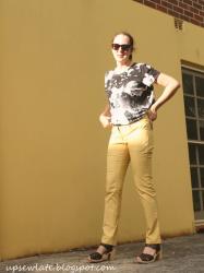 Mustard Pants (Burda 7214)