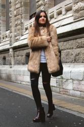 Fur coat