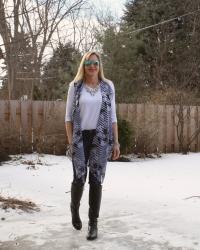 Review: Covered Perfectly Cascading Vest and Micro Modal Top
