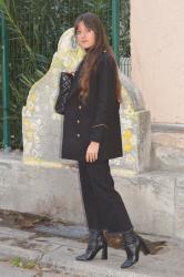 All Black Officer Look ♥ Total look noir d'officier