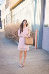 Pink Lace Dress