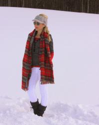 Fashion in Winterwonderland  with basic items
