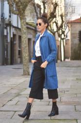 culottes + denim