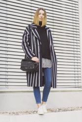 Outfit: Striped Shirt layering 