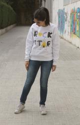 Comfy outfit: Denisse Montare