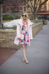 Floral Drop Waist Dress