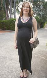 Maxi Dresses and Rebecca Minkoff Bags ~ Third Trimester Style