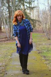 Lace Slip Dress & Flannel Shirt: The Furry Prognosticator