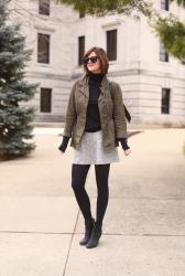What I Wore | Olive Green Jacket