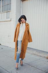 OVERSIZED CAMEL COAT