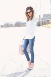 Layered in Grey + Blush