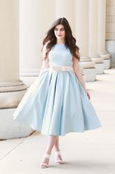 Pale Blue with a Bow