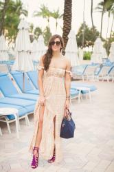 Off the Shoulder Maxi