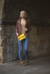The Brown Leather Biker Jacket