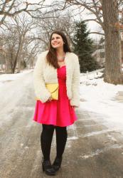 Hot Pink Valentine's Dress