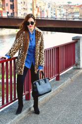 Look of the day: Leopard coat from Sales!!