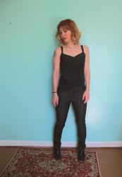 Completed: Ginger Jeans + Silk Cami