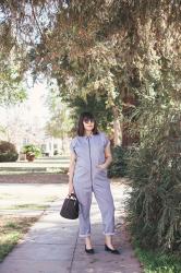 maternity style: jumpsuit