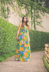 Nature – Vestido Longo Floral