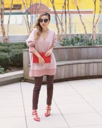 BLUSH PULLOVER