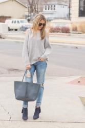 Cold Shoulder Sweater