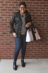 OOTD:  J. Crew Downtown Field Jacket 