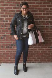 OOTD:  J. Crew Downtown Field Jacket 